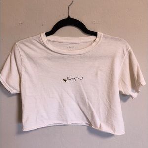 white brandy melville shirt